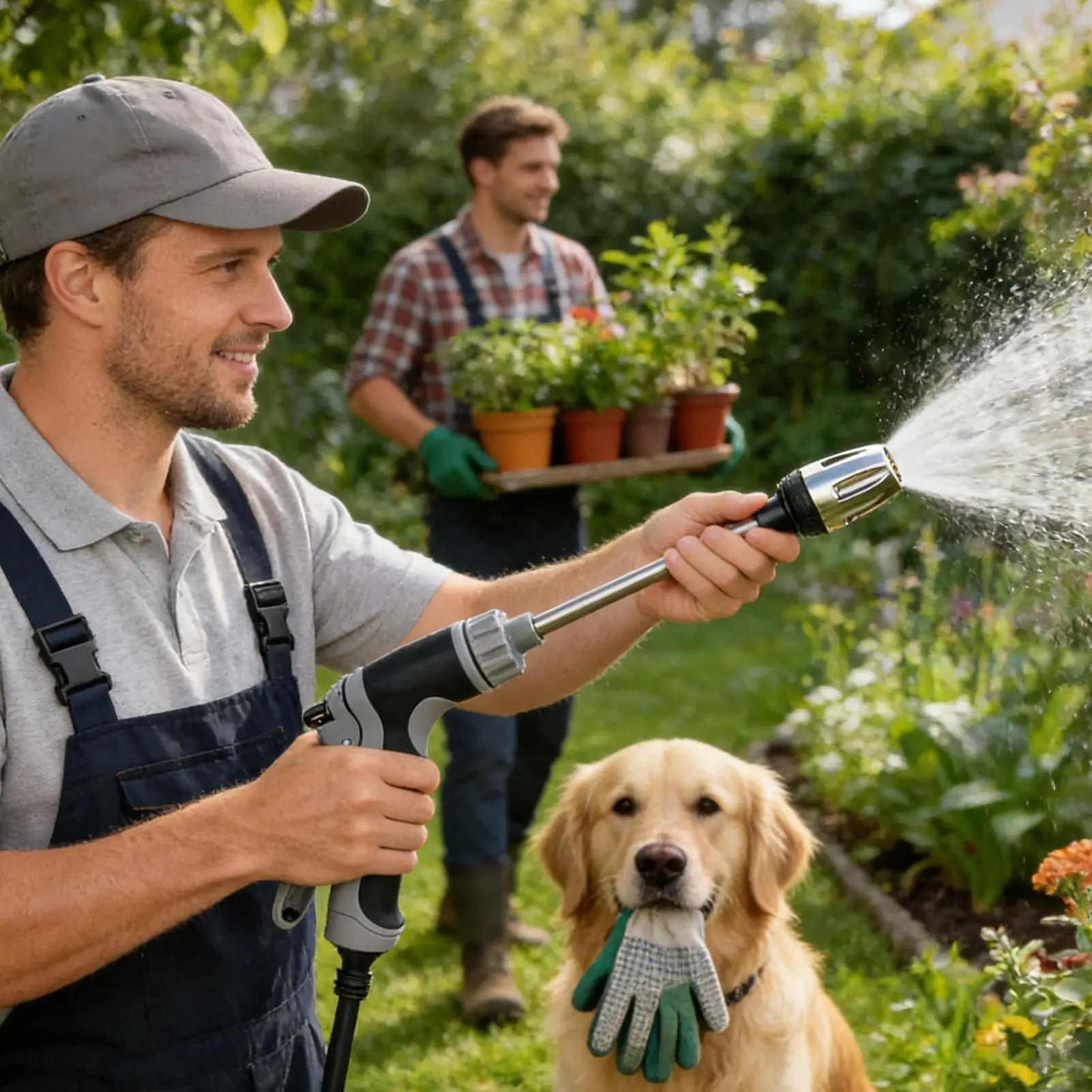 고압 세차용 물총 노즐 폼 케틀 3가지 모드 전동 세척 스프레이 봉 정원 잔디밭 야외용