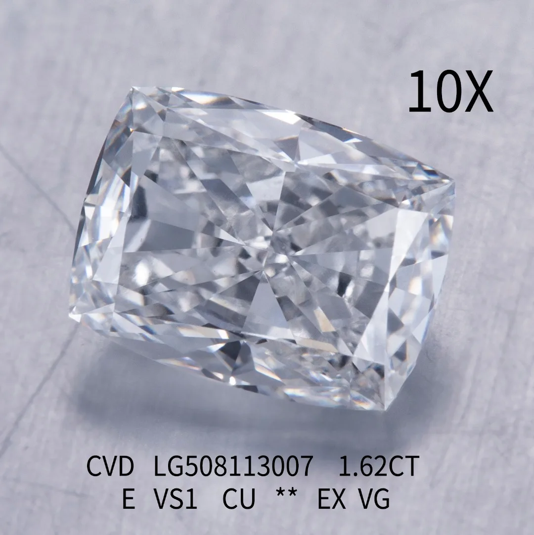 1ct 2ct 3ct 5ct HPHT CVD Diamond IGI Certificate Cushion