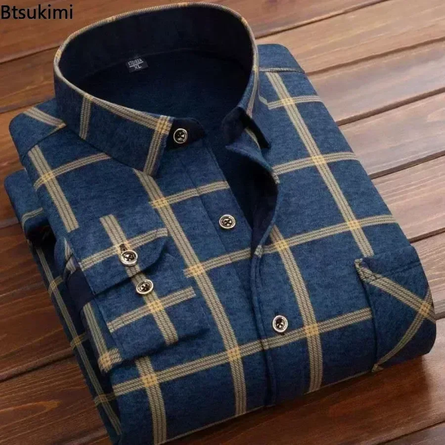 Men’s Plaid Long Sleeve Shirt 4