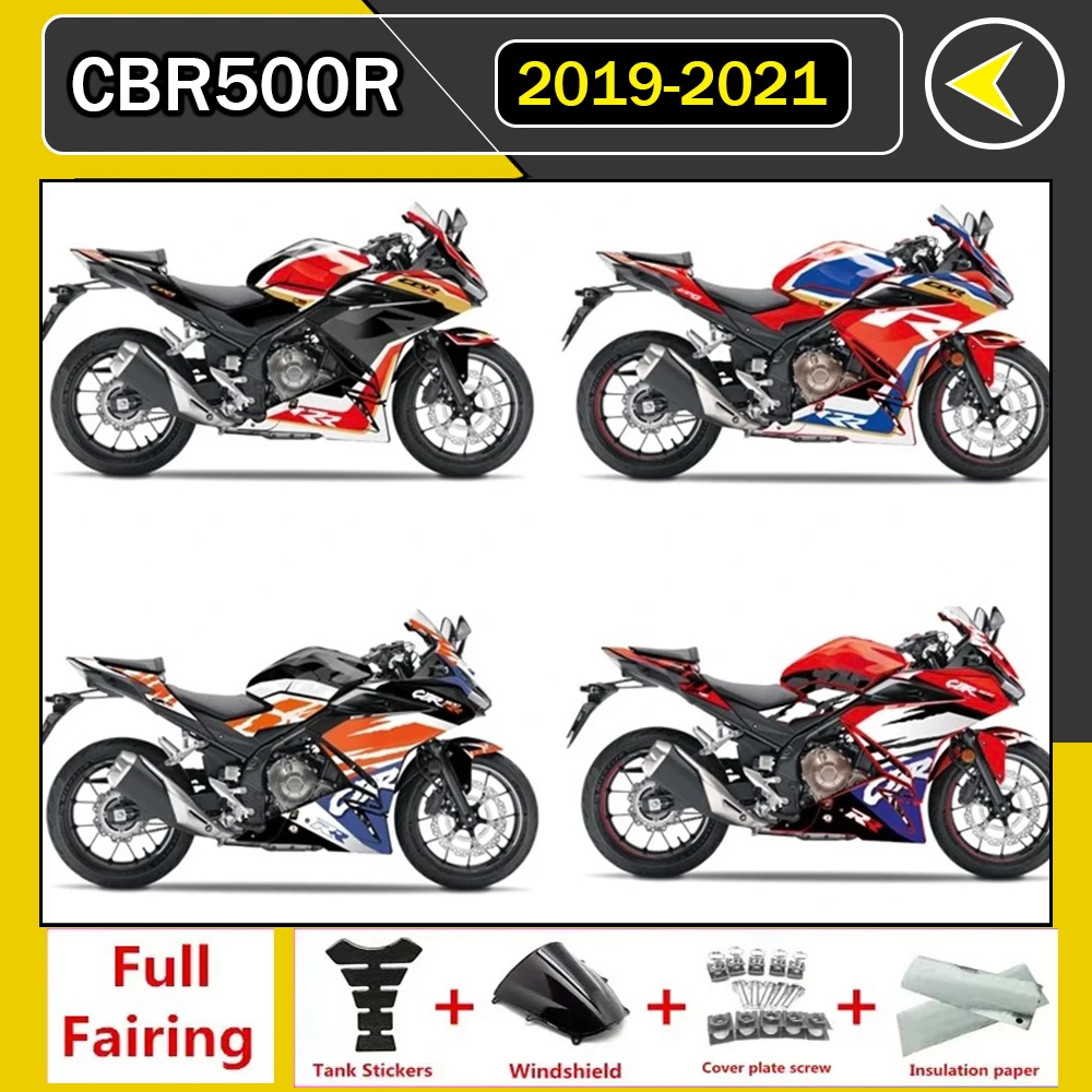 

Fit For Motorcycle Fairing Bodywork Kit fit Panel Set CBR 500 CBR500R CBR 500R 19 20 21 CBR500 2019 2020 2021 full fairings zxmt