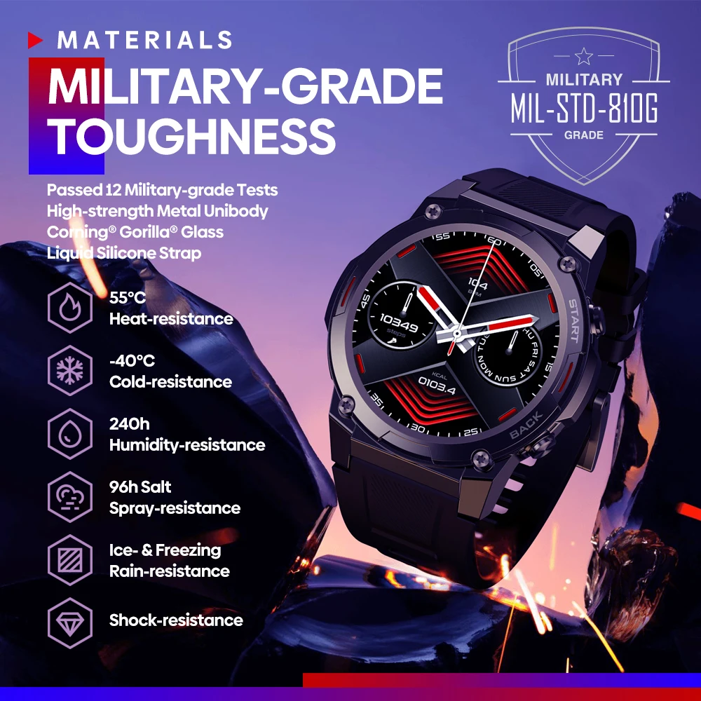 Zeblaze Vibe 7 Pro Ʈ ġ, 1.43 ġ AMOLED ÷,   ȭ,   Ʈ ġ, 2023  ̾