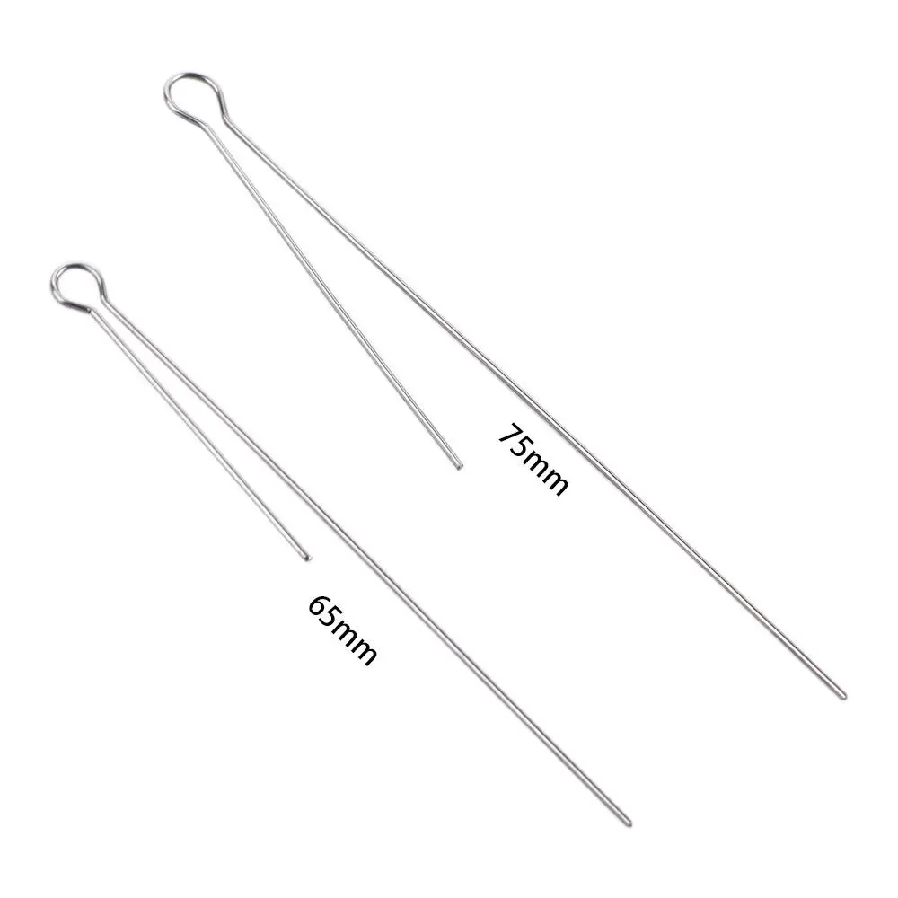 Description Picture 4 of itemTools 65-75mm Spindle Wire Fishing Lure Steel Wire Fishing Hook Steel Wire DIY Fishing Lure Wire Rotating Sequin Steel Wire