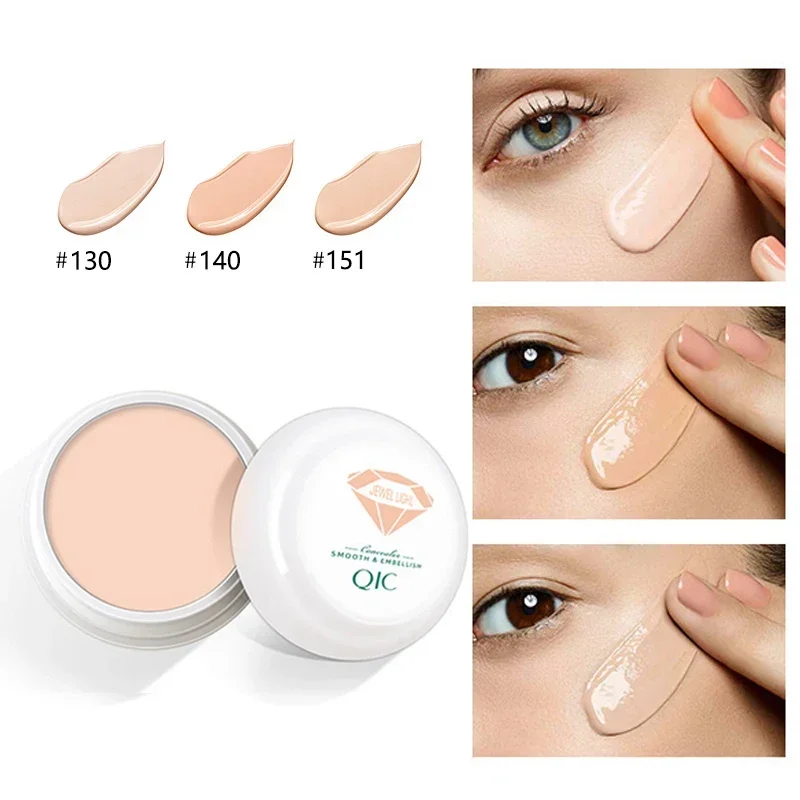 High Coverage Concealer Cover Anti Dark Circle Freckle Long-lasting Waterproof Foundation BB Cream For Face Makeup Base Cosmetic sponge head concealer,liquid concealer,makeup concealer,waterproof concealer,face concealer,face concealer pen,concealer powder,concealer palette,concealer foundation cream,makeup base cream
