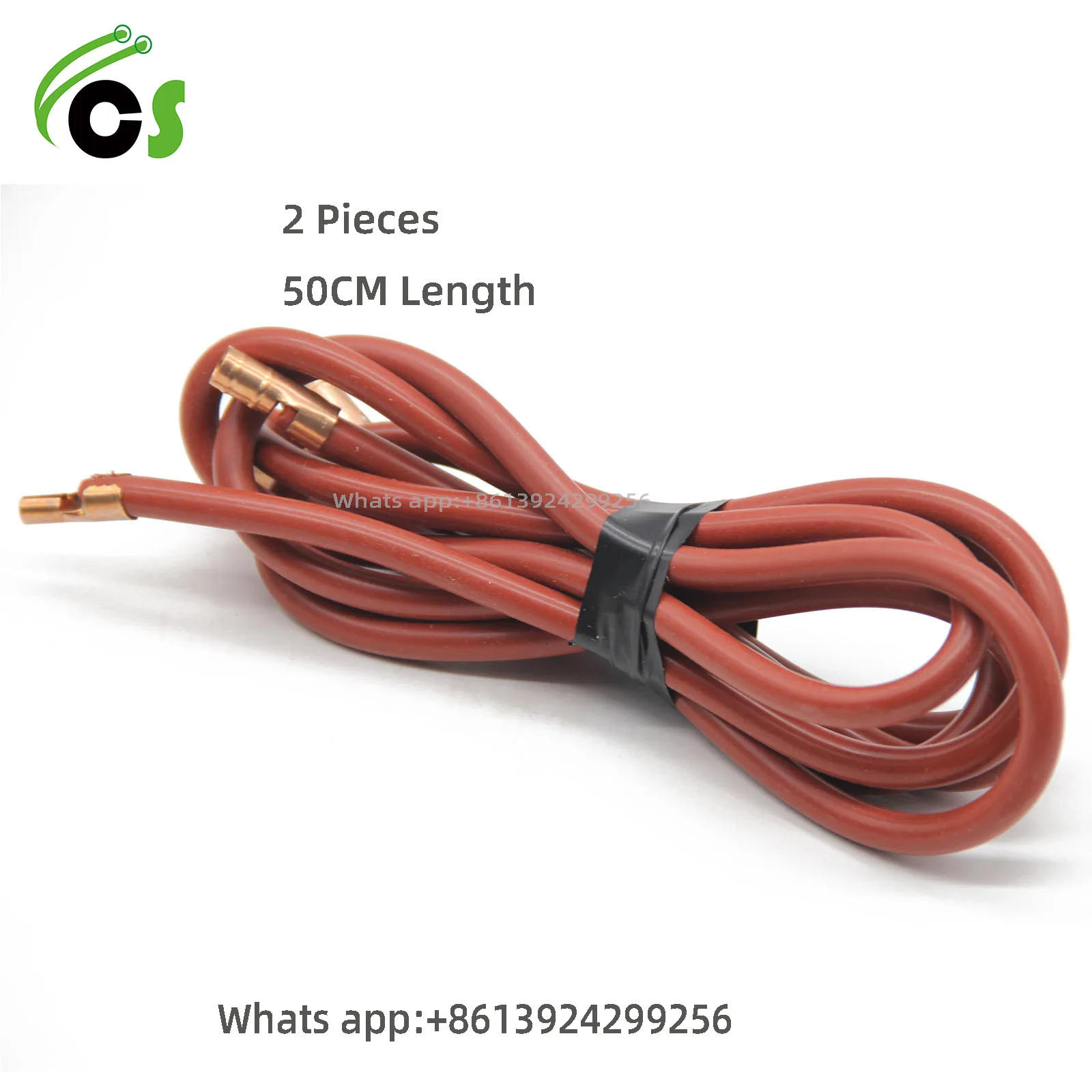 CSBAO(2Pieces)Burner Igniter High Voltage Wire Burner Accessories Ignition High Voltage Line 6.5MM Igniter Cable