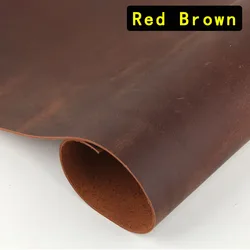 2mm Thick Color - Changing Retro Cowhide Leather - Handmade DIY Top Layer - 20x30cm (Beige)