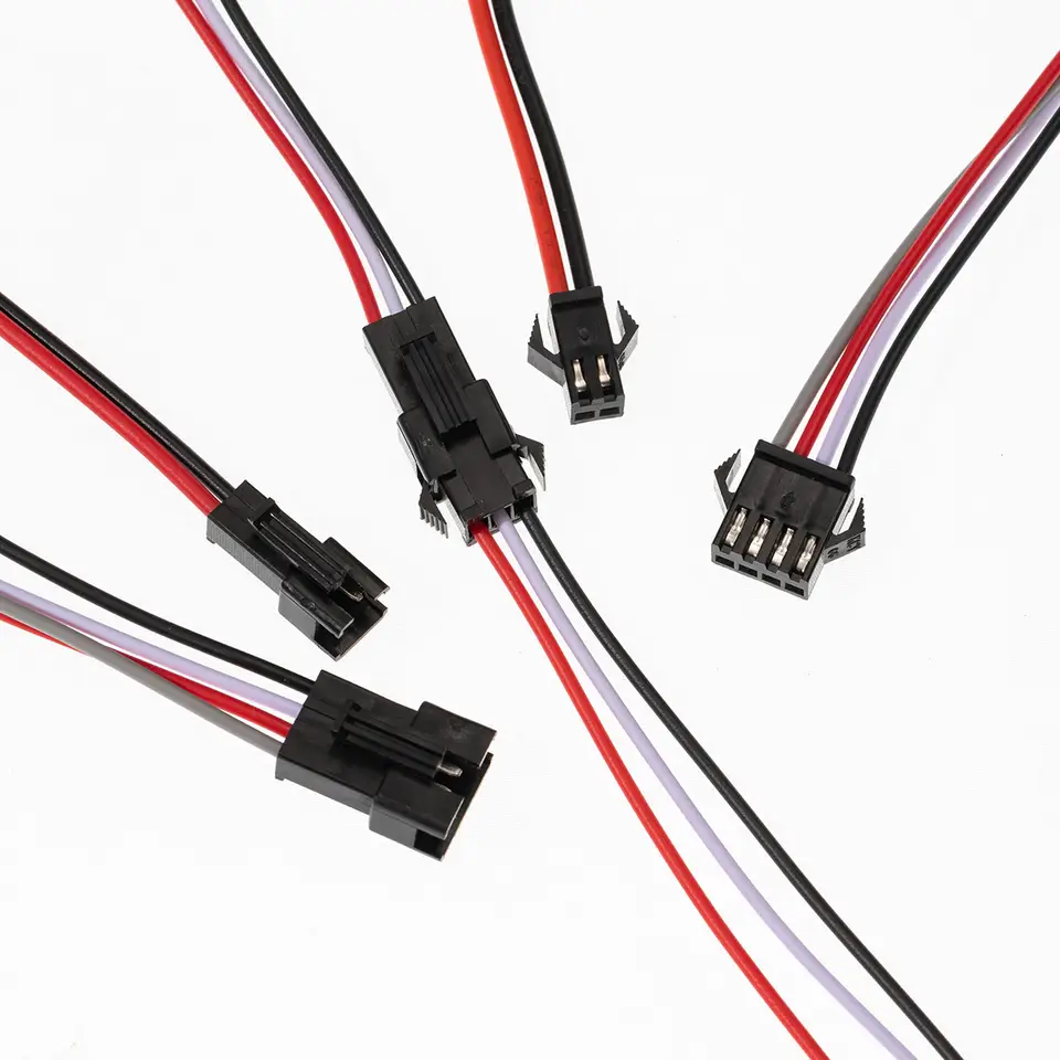 1-50 pairs 2/3/4 Pin SM JST Plug Male and Female Wire Connector for Led Strip RGB 5050 3528 WS2801 APA02 WS2815 WS2813 image 4