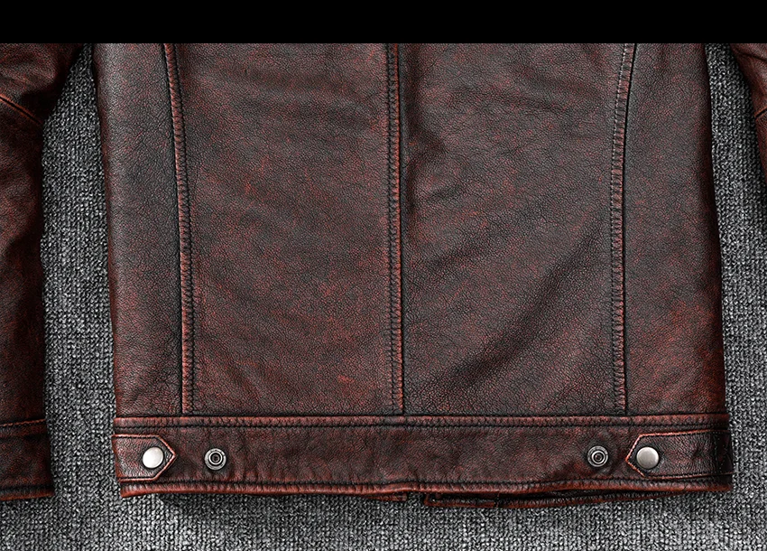 2023New Natural Calfskin Leather Jacket Men Genuine Leather Moto Jacket Autumn Short Classic Business Leisure Corium Coat