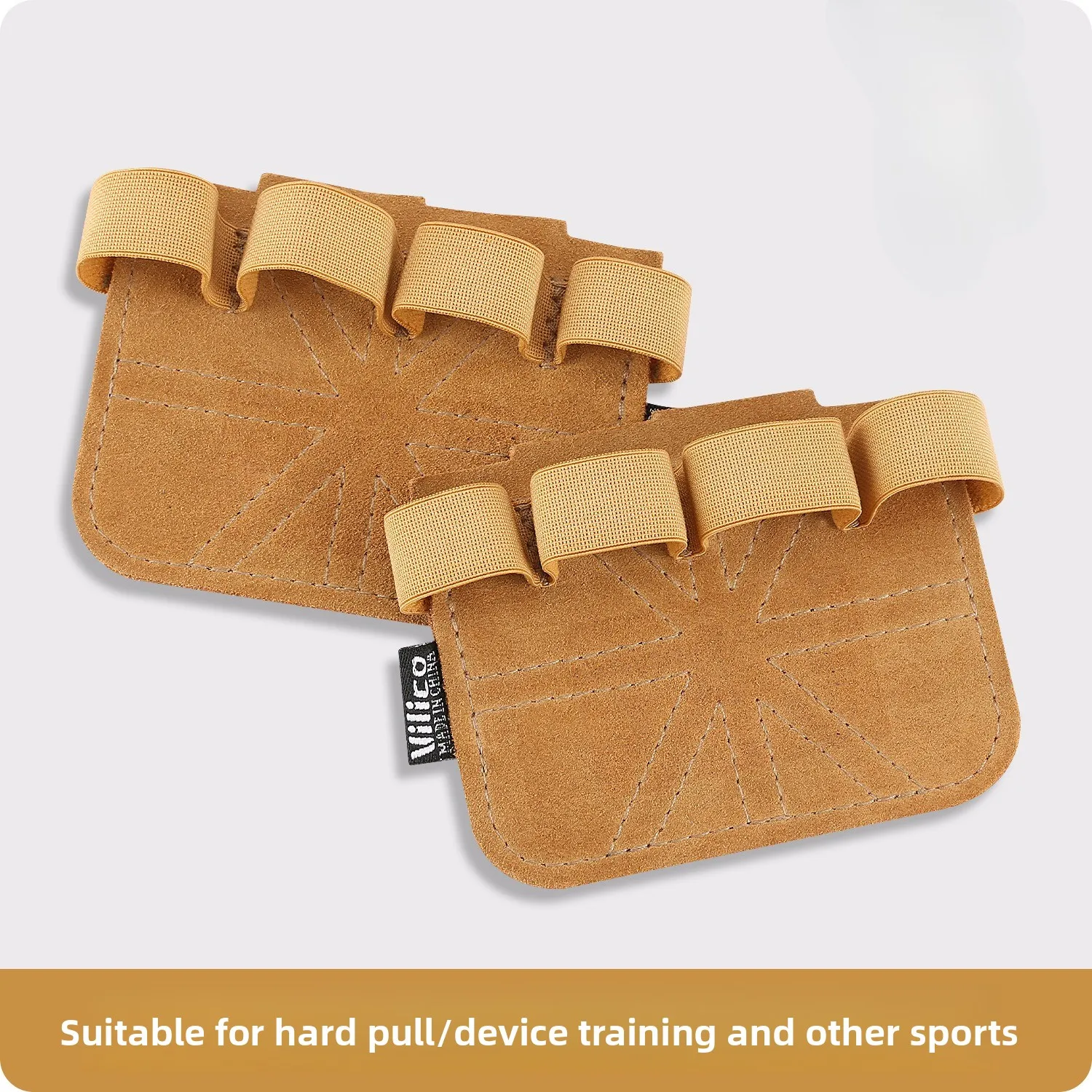 Leather Weight Lifting Training Gloves for Enhanced Grip and Palm Protection