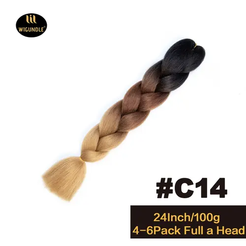Long 24Inch Jumbo Braid Extensions Cos Synthetic Braiding Hair Afro Ombre Color Kanekalon Hair for Children/Women Braid - Image 23