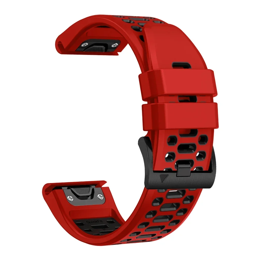 Silicone Quick Release Watch Strap, 26mm & 22mm Adjustable Wristband Bracelet