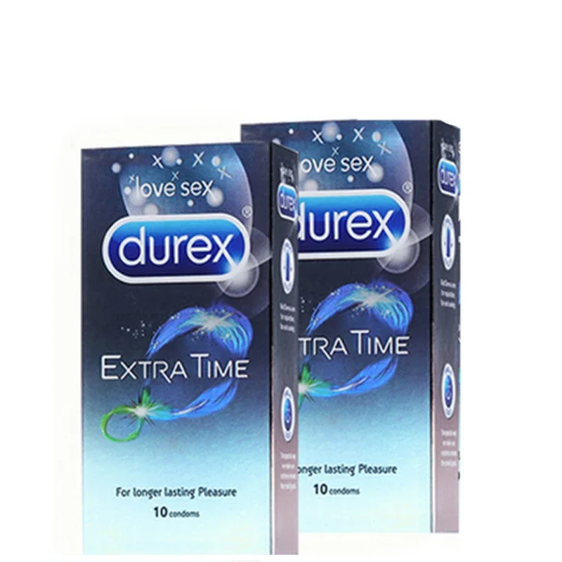 Durex 20 Pcs Delay Long-lasting Condoms Ultra Thin Cock Condom Cock Penis Sleeve Intimate Sex Product Latex Penis Sleeve for Men