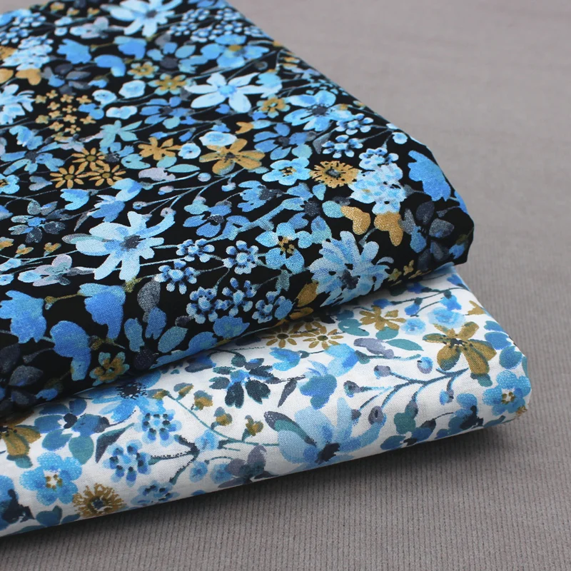Cotton Fabric Small Floral Print Dressmaking 140x50cm cotton fabric