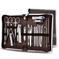26 Piece Set Stainless Steel Nail Clippers Set Household Nail Cutter Suit With Box Trimmer Grooming Manicure Pedicure Nail Tools 1
