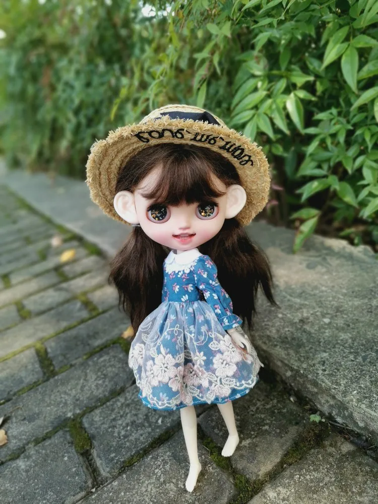 

Blythe dress Long-sleeved autumn skirt 1/6 cloth dress 30cm bjd toy cloth (Fit for Pullip,Ob24, Licca)