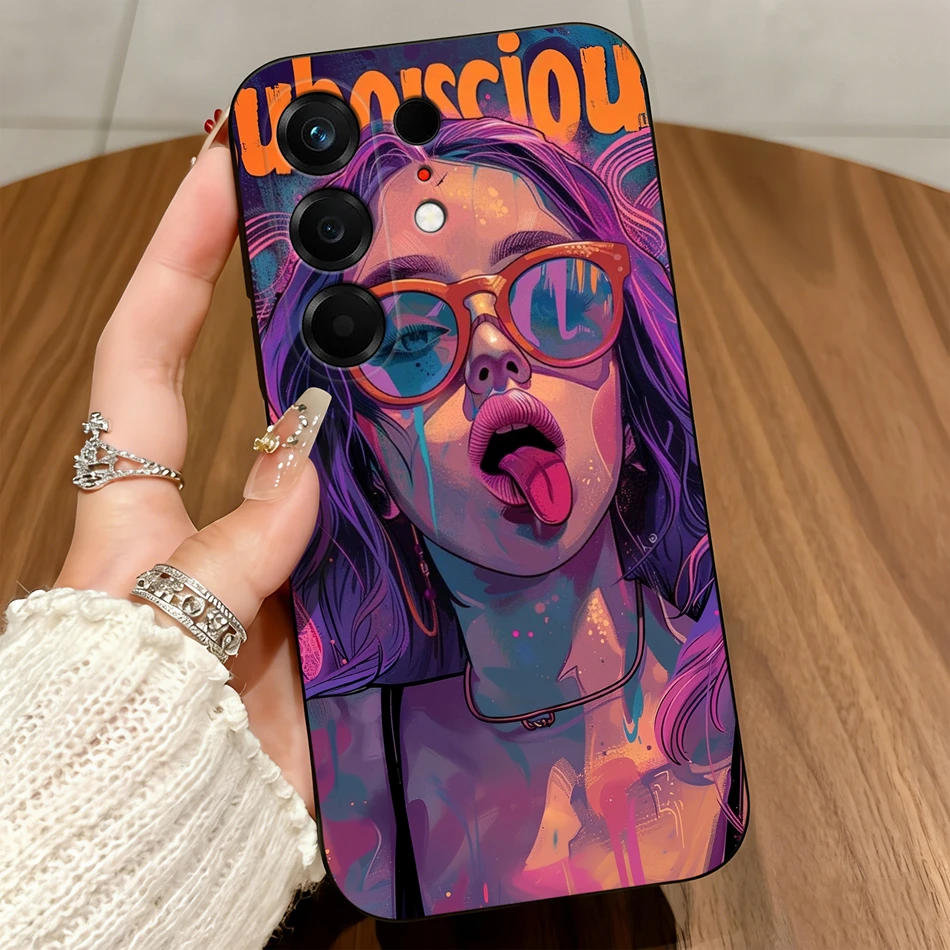 World Map Graffiti Matte Silicone Shockproof Soft Phone Case