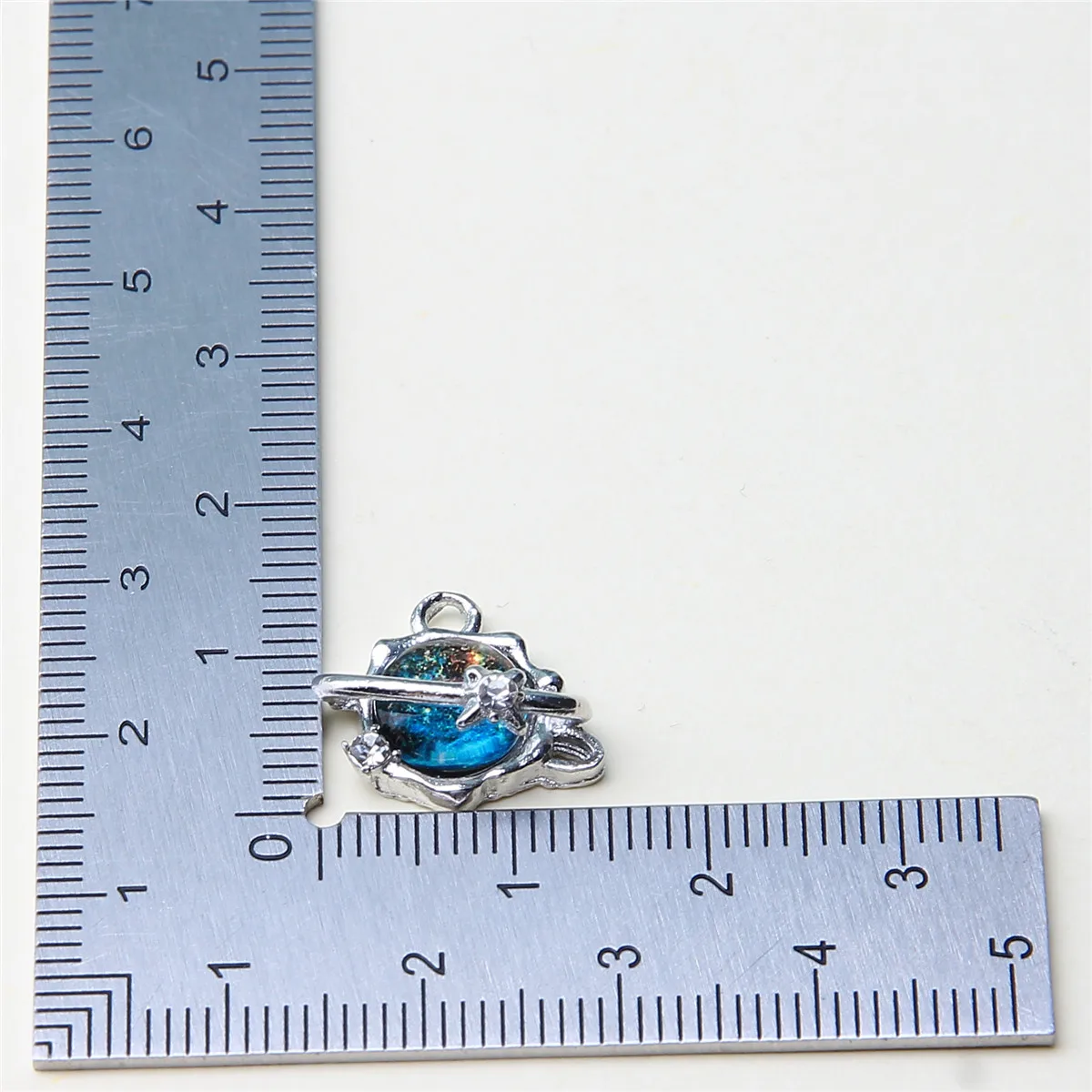 6 Stück Kristall Planet Stern Mond Charms Anhänger für Halsketten Armbänder Ohrringe Handarbeit DIY Handwerk Schmuckherstellung Erkenntnisse – Detail 7