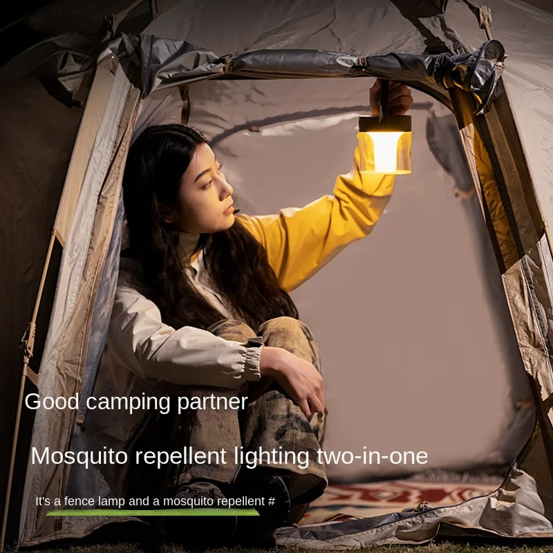 

New Outdoor Mosquito Repellent Camping Lantern USB Plug-in Multi-Function Portable Outdoor Charging Camp Tent Light