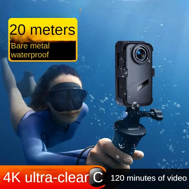 360 waterproof and anti-shake thumb digital action camera  high definition motorcycle helmet recorder field  travel dv camera 6