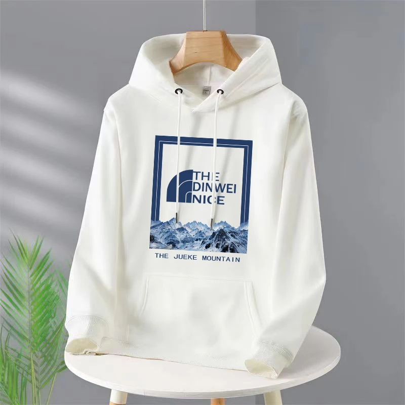 

For Men's Hoodies Hip Hop Luxury Brand Printed Fleece Hooded Streetwear Casual Outdoor Breathable Pullovers Loose Fitting S-4XL