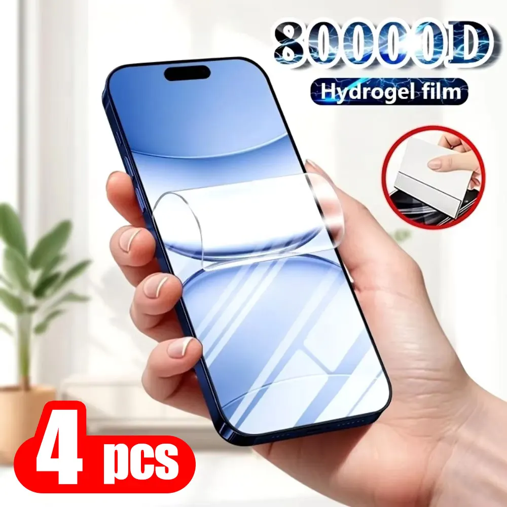 4PCS Hydrogel Ultra-Clear Screen Protector