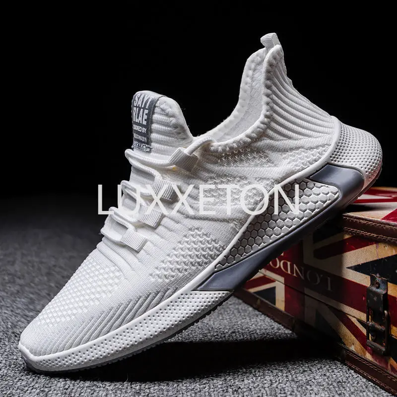 Men Mesh Breathable Vulcanized Shoes Spring and Autumn New Casual Mesh Breathable Running Comfortable and  Men Sports Shoes 3