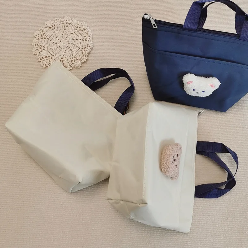 Cartoon Portable Lunch Bags For Children Handbags Ice Cooler Picnic Bags Insulated Thermal Lunch Box Pouch School Food Storage B 2