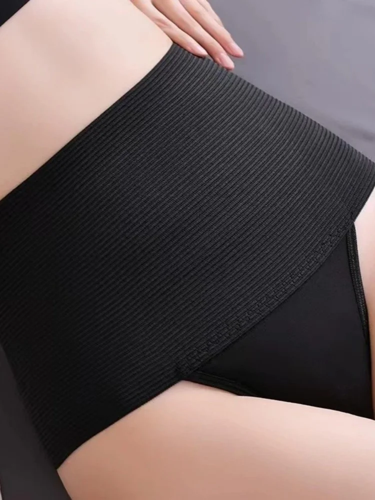 Yüksek Bel Külot Kadın İç Giyim Karın Lingerie Seksi Kısa Kuşak Ropa İç Femenina Katı Calzones Mujer Şekillendirme