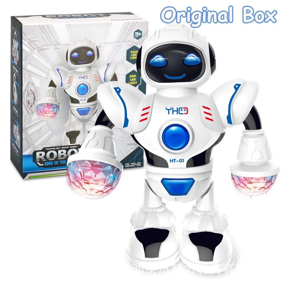 Dance Robot Electric Pet Musical Shining Toys 6 Claws Octopus Robot Educational Interactive Toys Children Toy Gift Digital Pet