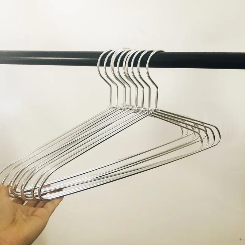 5pcs Clothes Hangers Heavy Duty Metal Strong Non-Slip Clothing Coat Hanger For Bedroom Gold Silver Wardrobe Storage Organizer 4