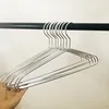5pcs Clothes Hangers Heavy Duty Metal Strong Non-Slip Clothing Coat Hanger For Bedroom Gold Silver Wardrobe Storage Organizer 4