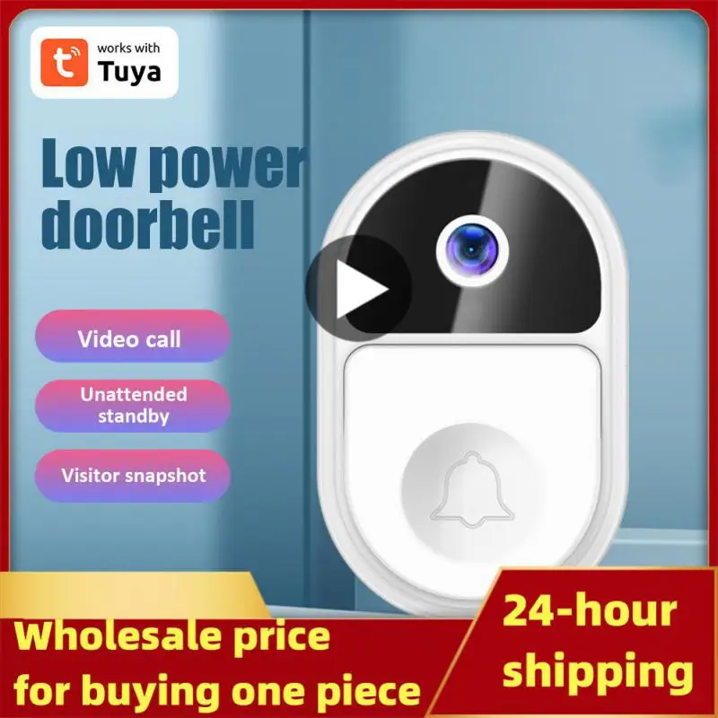

Дверной смарт-звонок Tuya, Wi-Fi, 1080p, Ip65