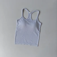 Sports Vest Anti-shock Quick-drying Running Underwear with Chest Pad Fitness Girl Stretch I-shaped Suspender Yoga Bras Clothing - Image 6