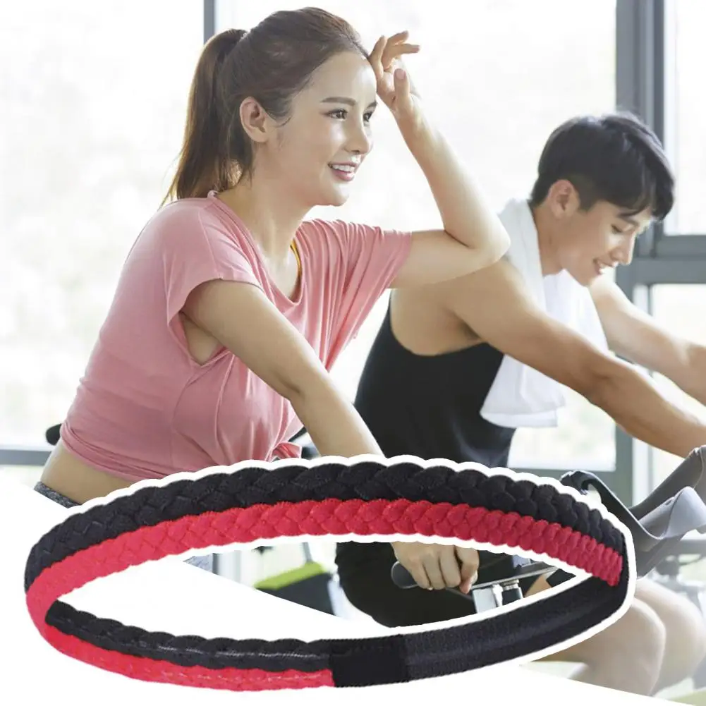 High Elasticity Headband Breathable Reusable Sports Headband High Sweat Absorption Yoga Jogging Pilates Workouts