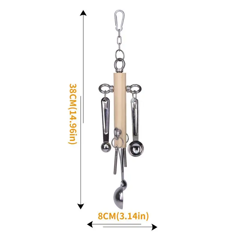 Parrot Toys Interactive Bird Cage Toy Interactive Chew Toys For African Grey Conure Caique Hangable Cockatiel Educational Puzzle - Image 6