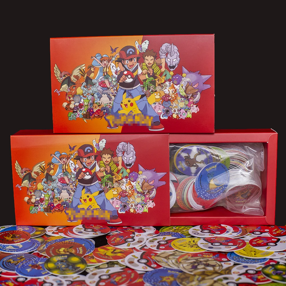 Tasos pokémon první generace 169PCS nový dokonalý sbírání super mega mistr pikachu milkcaps kolo chaps karet