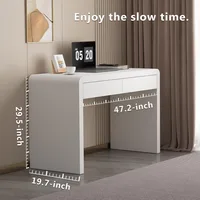 Computer and Gaming Desk with Drawers,  Kids' Writing Table, Three-Layer Lacquered Thick Wooden Board Work Desk 2