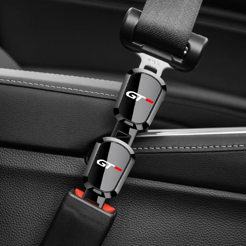 

1pc Car Seat Belt Extension Plug Metal Seat Belt Clip Adjustable Extender For Peugeot GT GTLine RCZ 308 508 3008 5008 Accessorie