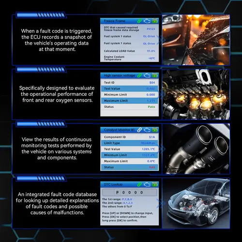 2026 KONNWEI KW330 Car OBD2 Fault Scanner Engine Battery Test  Fault Code Clear Real-Time Data Professional OBD Inspection Tool - Image 3