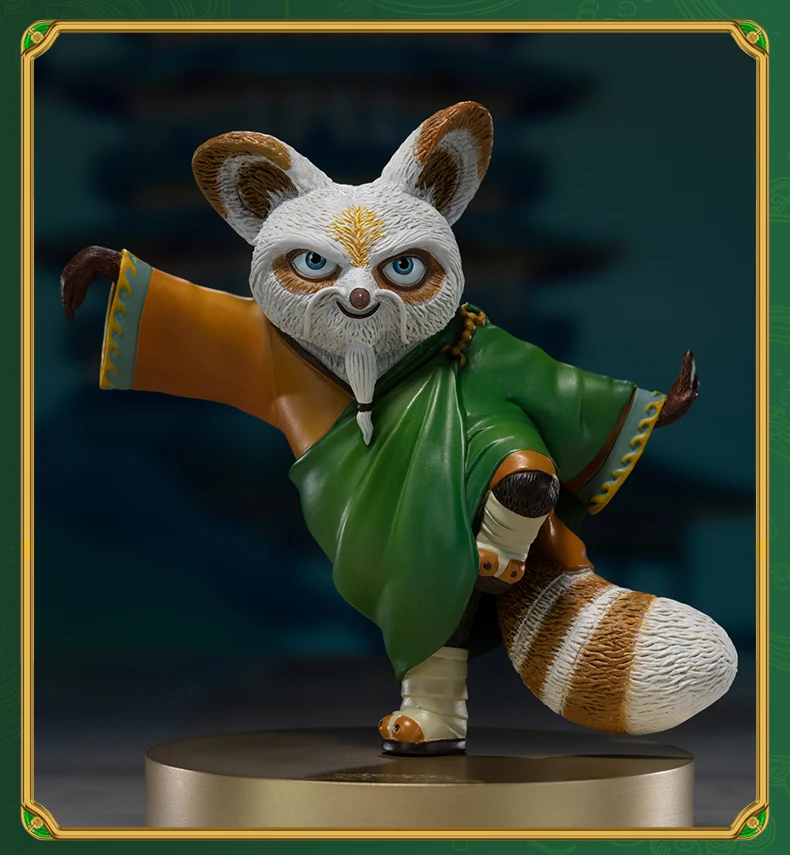 Artesanato de cobre chinês desenho animado filme personagem kung fu panda  mestre bao figurinhas bonito panda animais esculturas ornamento decoração  de mesa - AliExpress