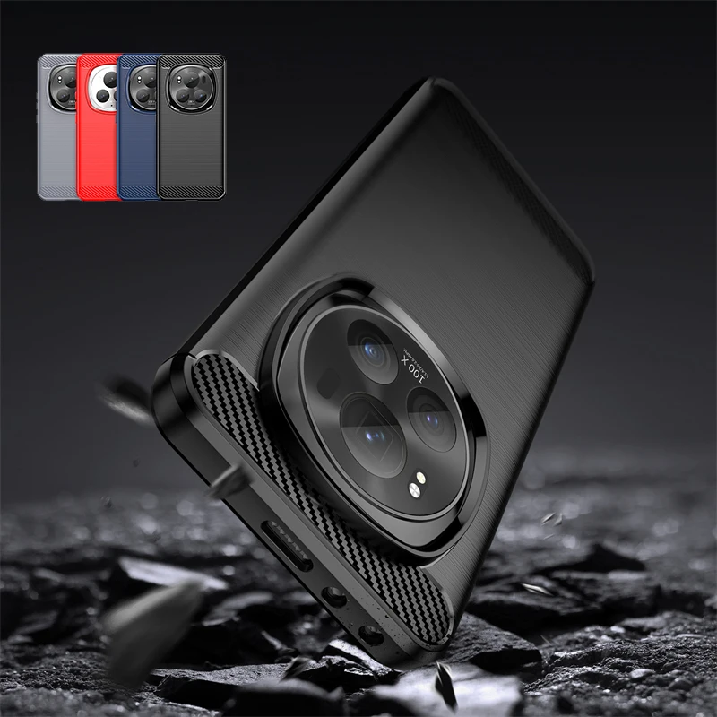 Per Cover Huawei Honor Magic 6 Pro Case Honor Magic 6 Pro 5G Capa Cover Morbida In Fibra Di Carbonio Tpu Antiurto Honor Magic 6 Pro 5G