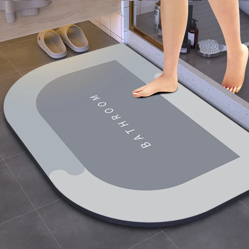 Super Absorbent Shower Bath Mat Bathroom Anti-Slip Carpet Rug Kitchen Entrance Soft Door Bathtub Side Home Decor floor mat,bathroom mat,absorbent bathroom mat,bathroom floor mat,bath mat,anti slip mat
