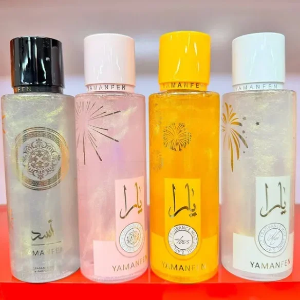 Profumo corpo scintillante rosa araba lunga durata per donna_voghion.com
