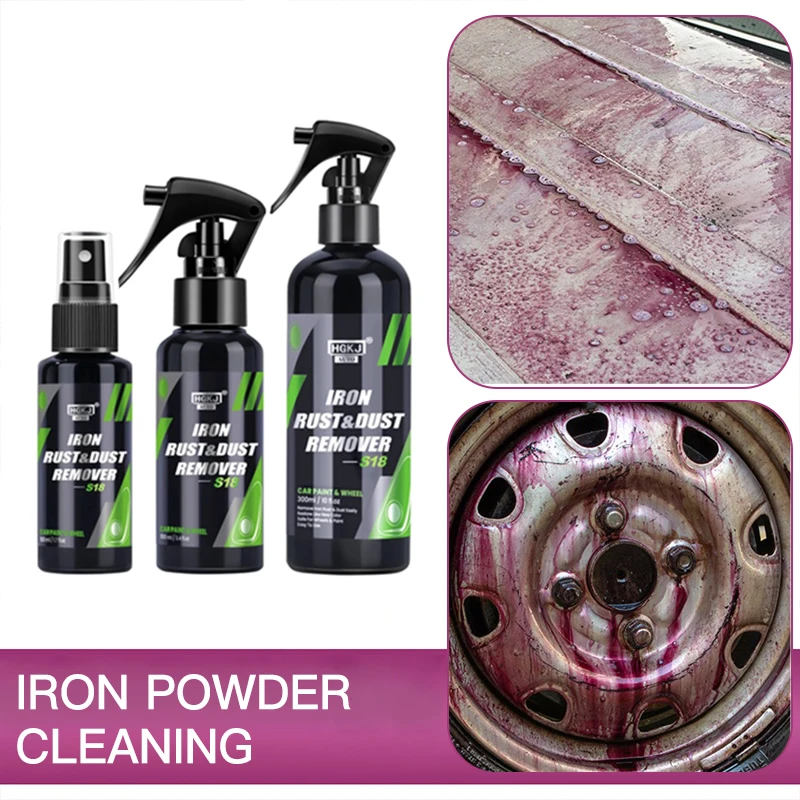 Car Paint & Wheel Iron Particles Powder Cleaning Super Rust & Dust Remover  Spray Metal Surface Multi-purpose Cleaning Hgkj S18 - Paint Care -  AliExpress