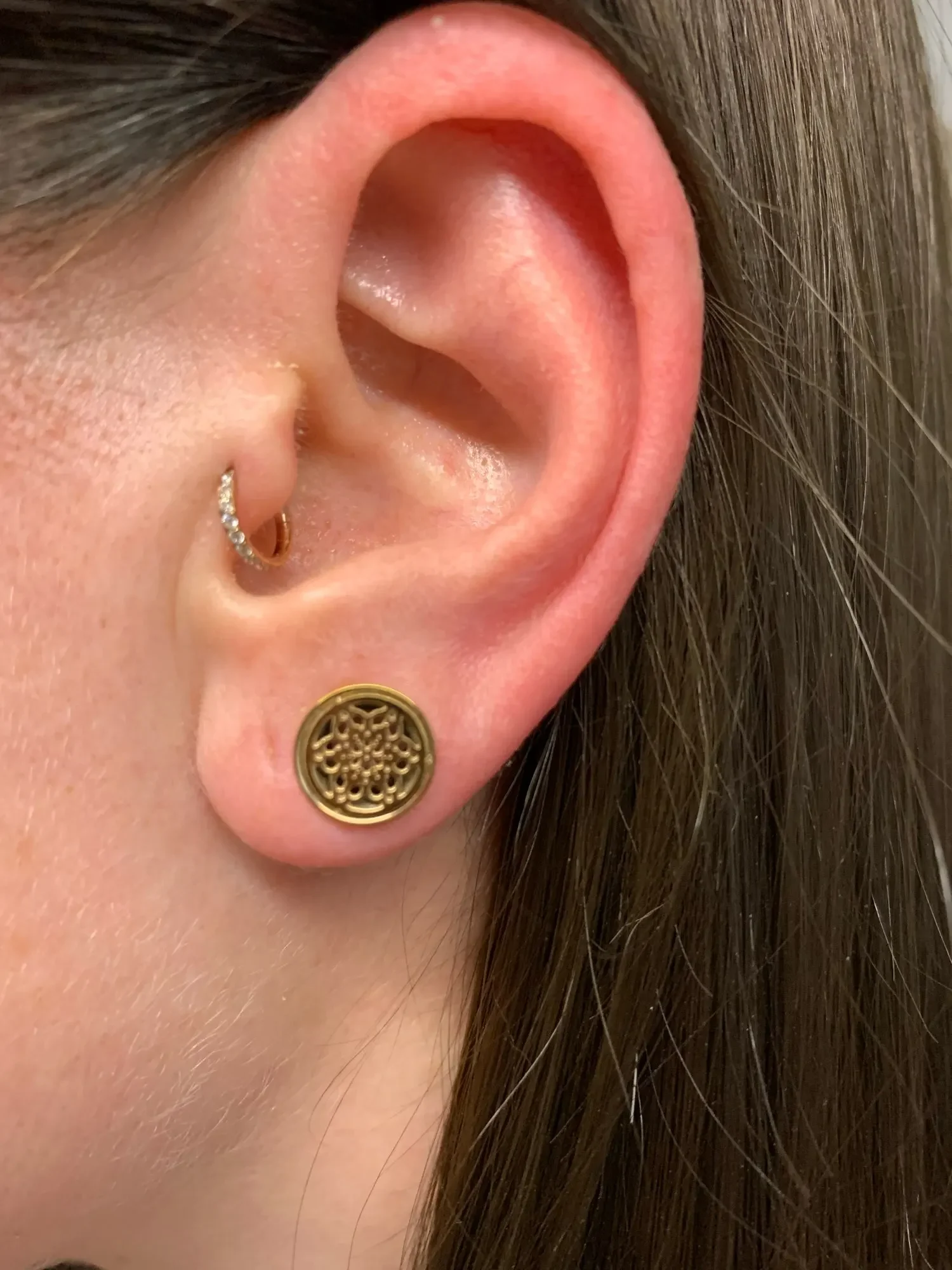 ASTM F136 Titan Piercing Klappbarer Segment-Septumring Nasenringe Clicker Ohrknorpel Tragus Helix Conch Körperschmuck Ohrringe – Detail 9
