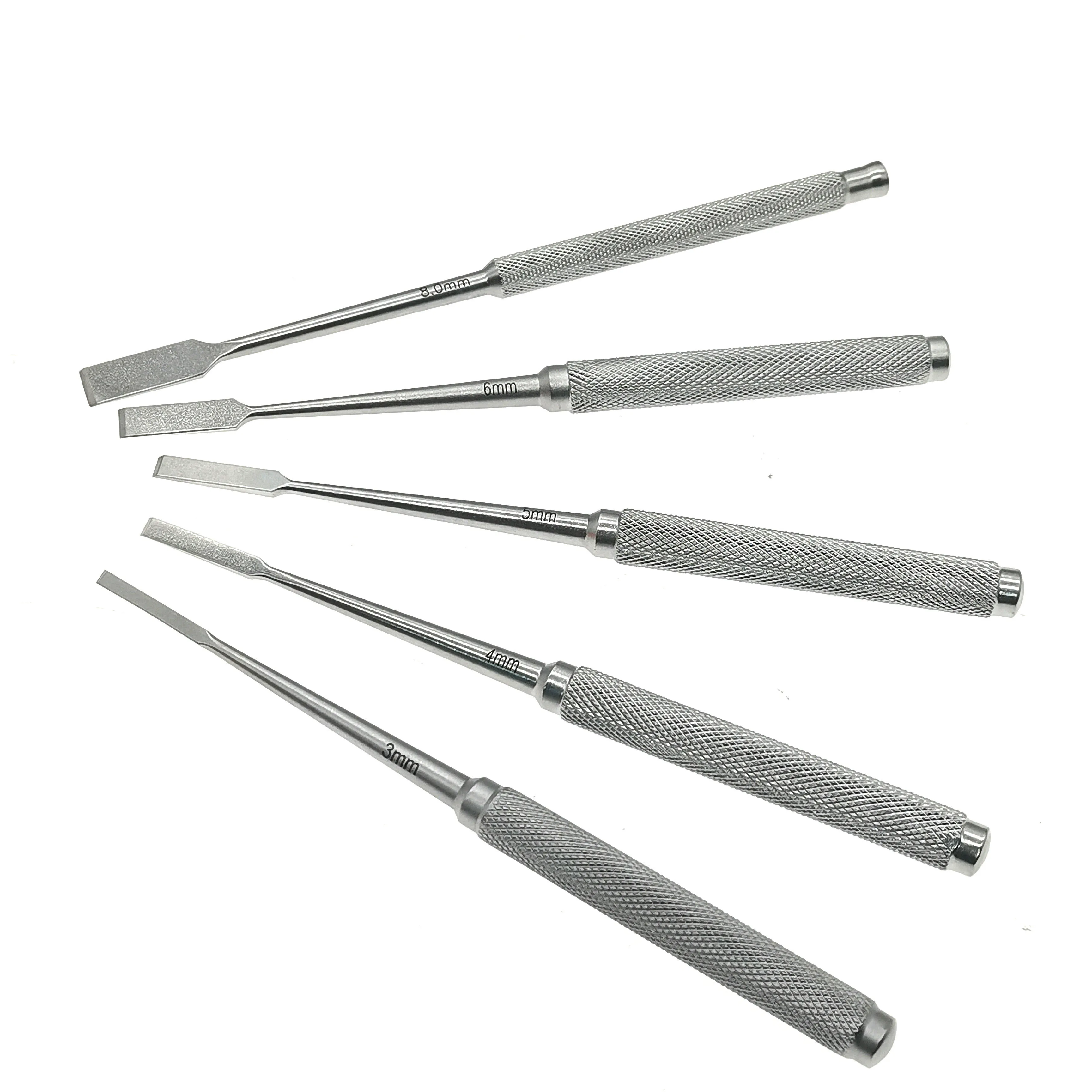 

Bone Osteotomes Stainless Steel Bone blade 3mm, 4mm 5mm 6mm 8mm Veterinary Orthopedics Instruments 1pcs