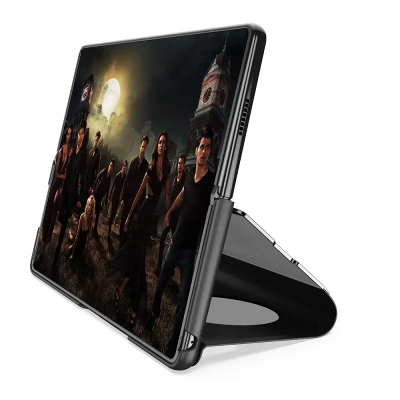 Smart View Mirror Flip Case - Shockproof Stand Cover