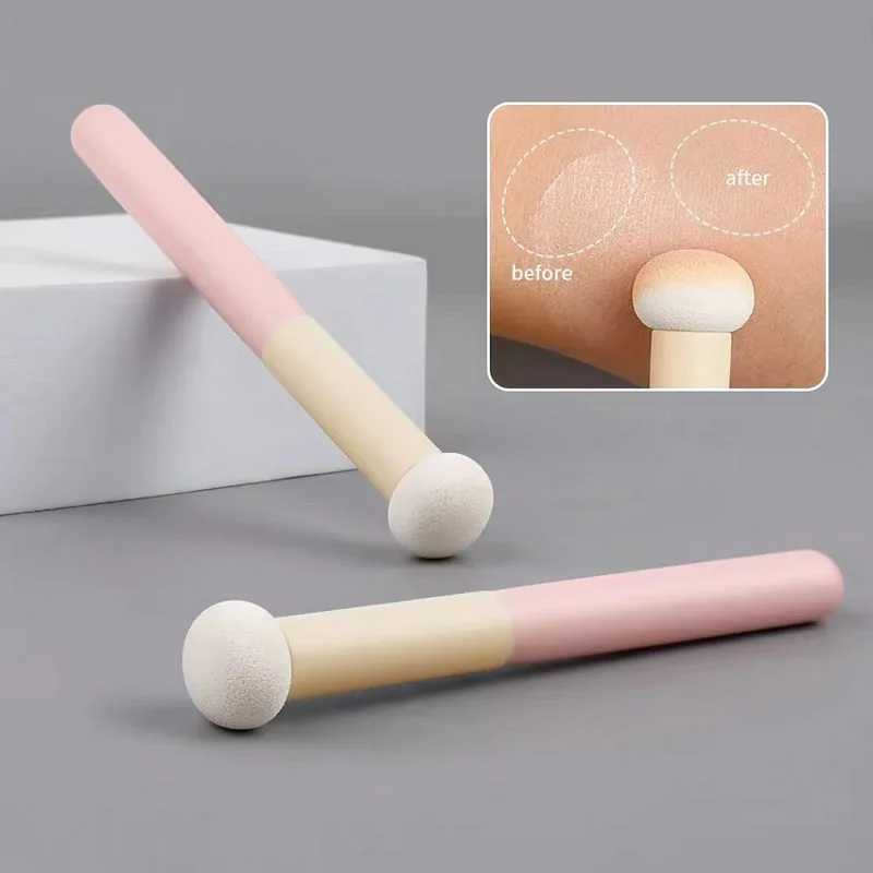 

Makeup Brushes Soft Sponge Puff Mantou Head Concealer Brush Powder Foundation Lipstick Brush Women Professional Cosmetic Tools