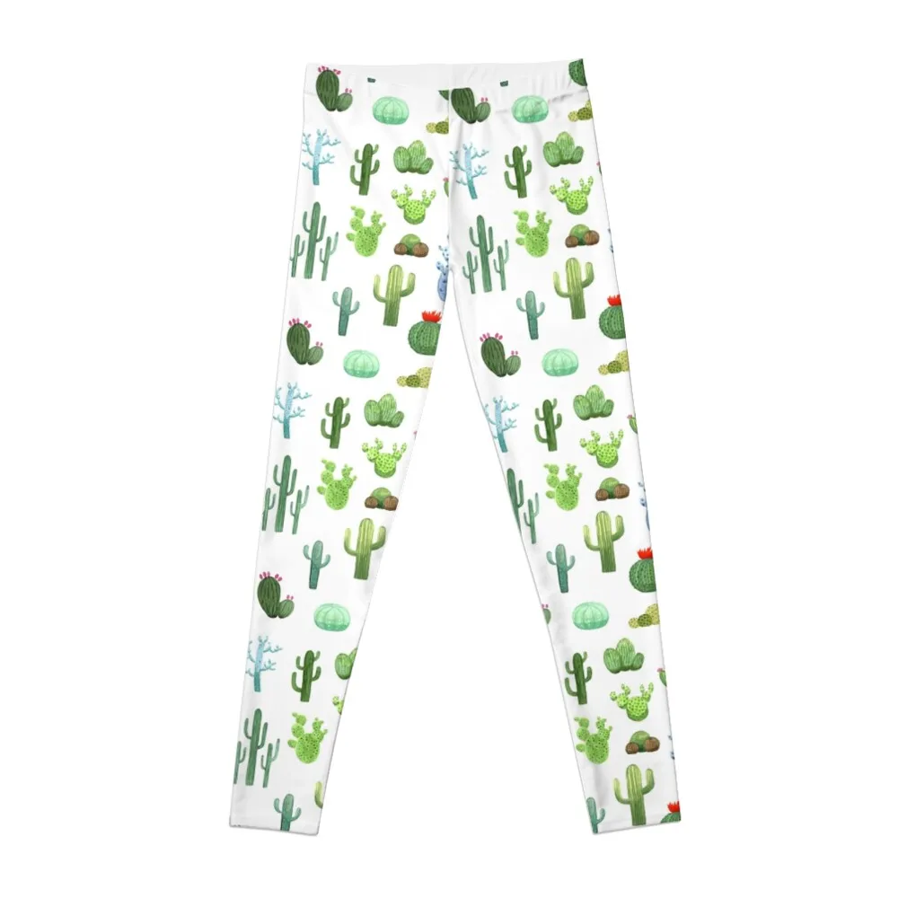 

Watercolor Cactus Leggings sports for workout clothes for Womens Leggings