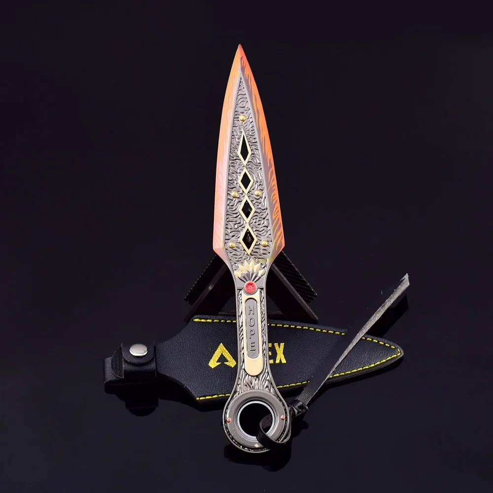Apex Legends Heirloom Weapon Wraith Kunai 22cm Game Metal Katana Ninja Swords Rotatable Melee Weapon Model Gifts Toys for Boys 3