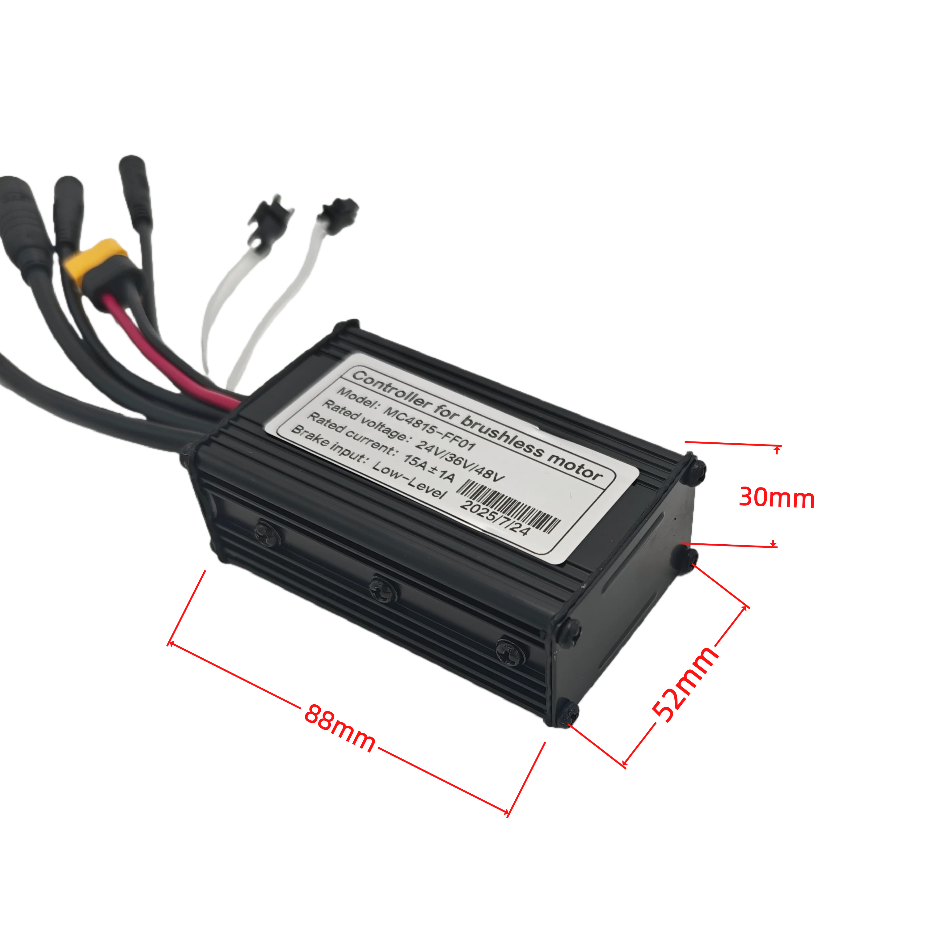 36V 48V 250W 15A 사인파 3모드 전기자전거 컨트롤러 키트 디스플레이 포함